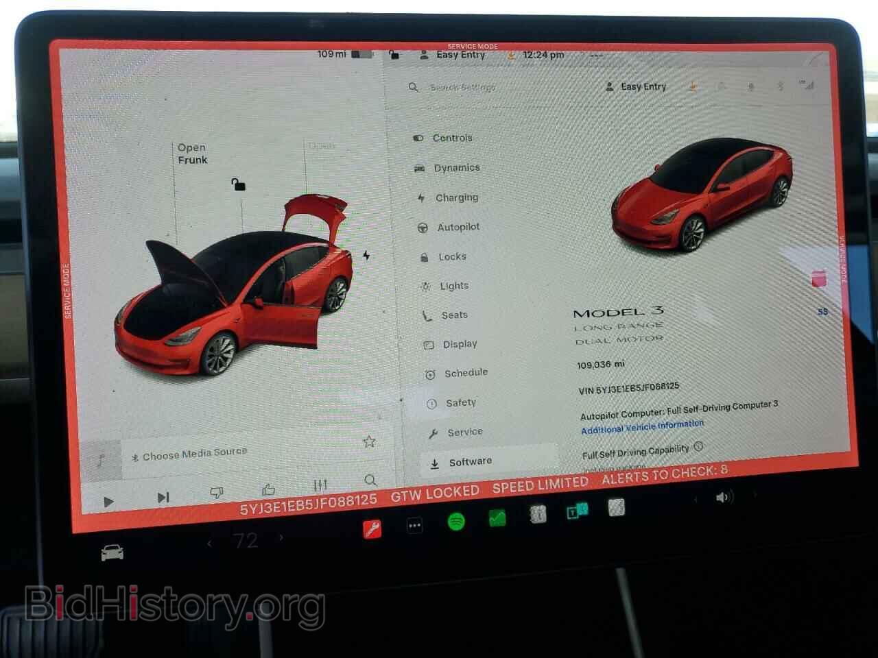 2018 TESLA MODEL 3 - VIN: 5YJ3E1EB5JF088125 - Фото 9