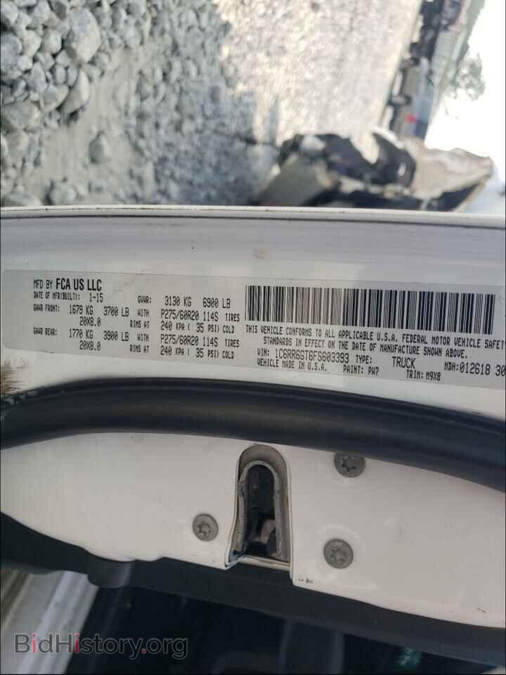 2015 RAM 1500 - VIN: 1C6RR6GT6FS603393 - Фото 10