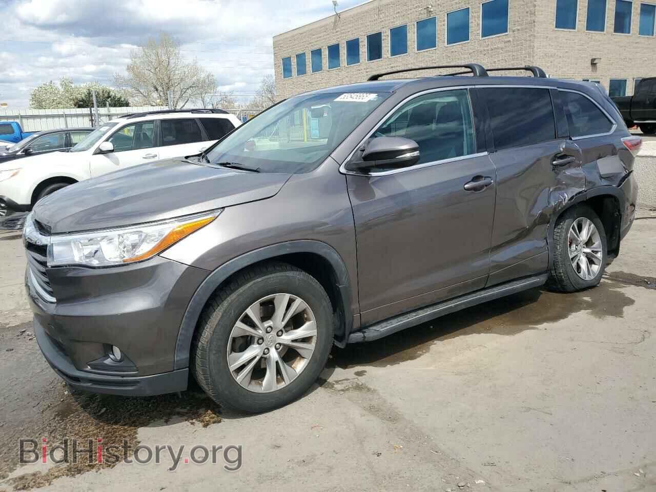 Photo 5TDBKRFH8ES014091 - TOYOTA HIGHLANDER 2014