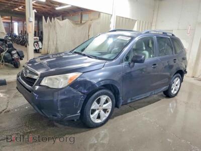 2015 Subaru FORESTER 2.5I Premium, серый — VIN JF2SJADC8FH518160, Copart