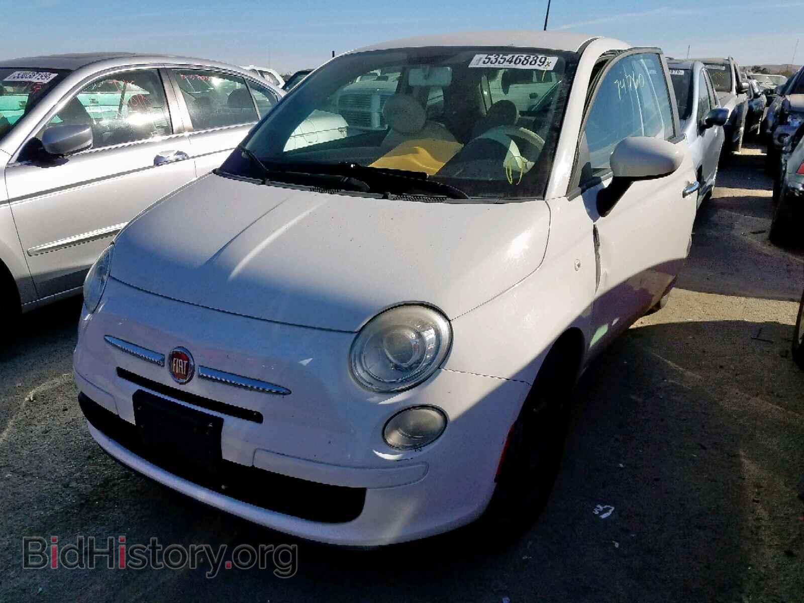 2012 FIAT 500 - VIN: 3C3CFFAR9CT203377 - Фото 2