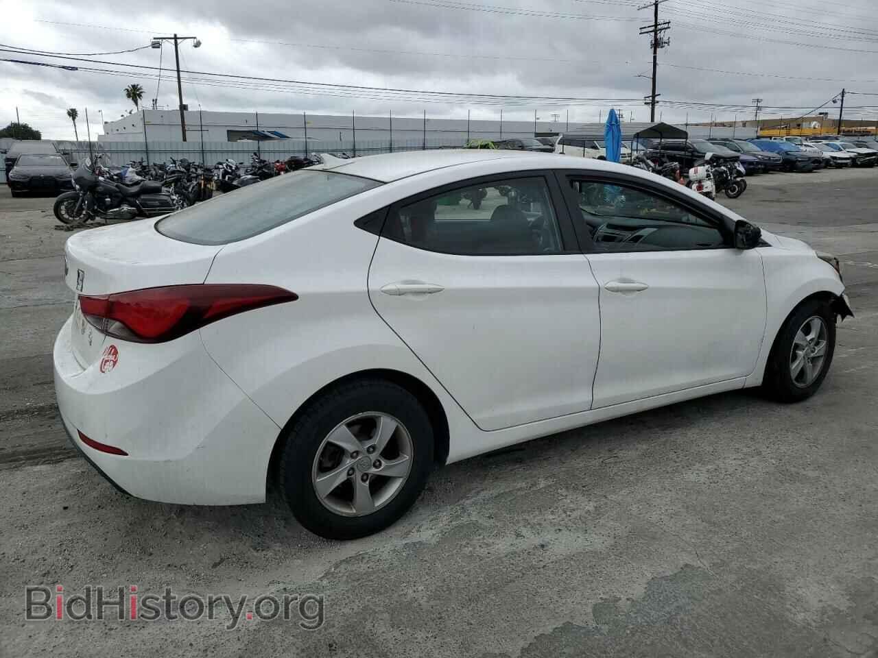 2014 HYUNDAI ELANTRA - VIN: 5NPDH4AE8EH511509 - Фото 3