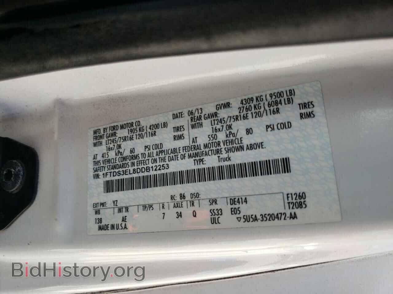 2013 FORD ECONOLINE - VIN: 1FTDS3EL8DDB12253 - Photo 10