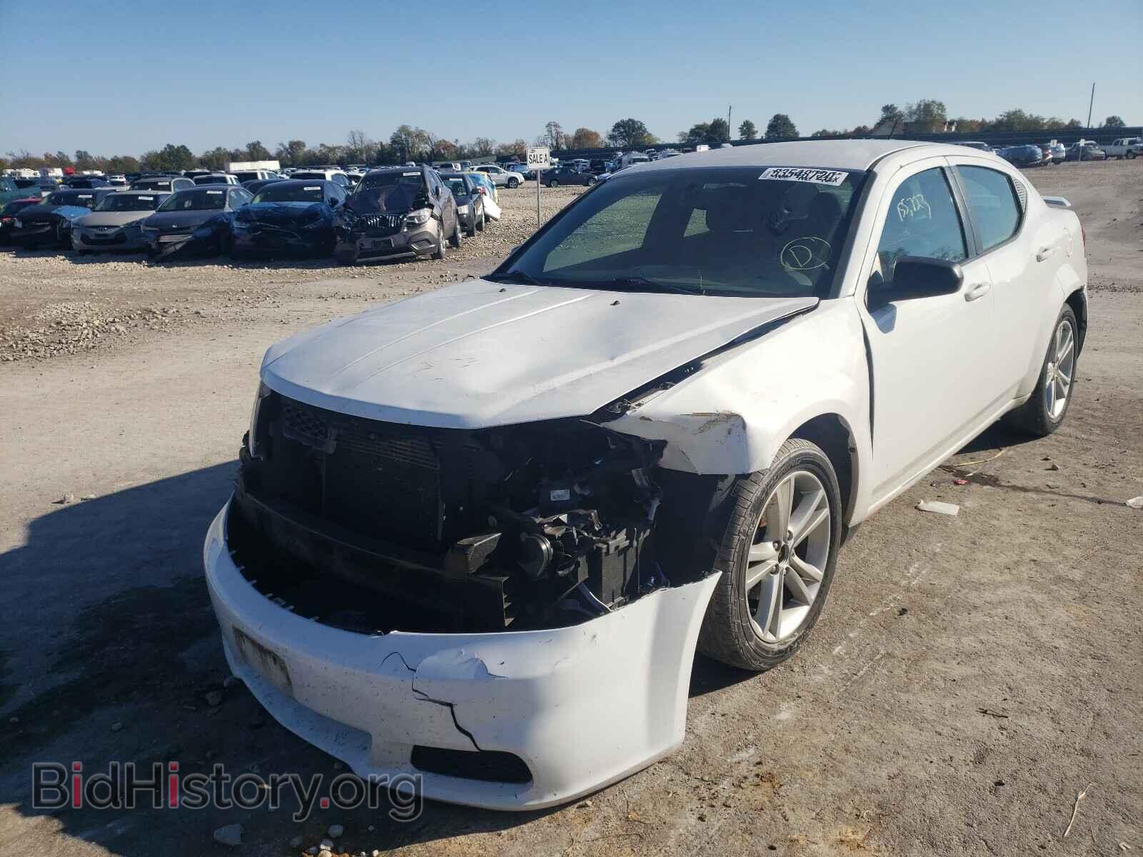 2014 DODGE AVENGER - VIN: 1C3CDZAB3EN189649 - Фото 2