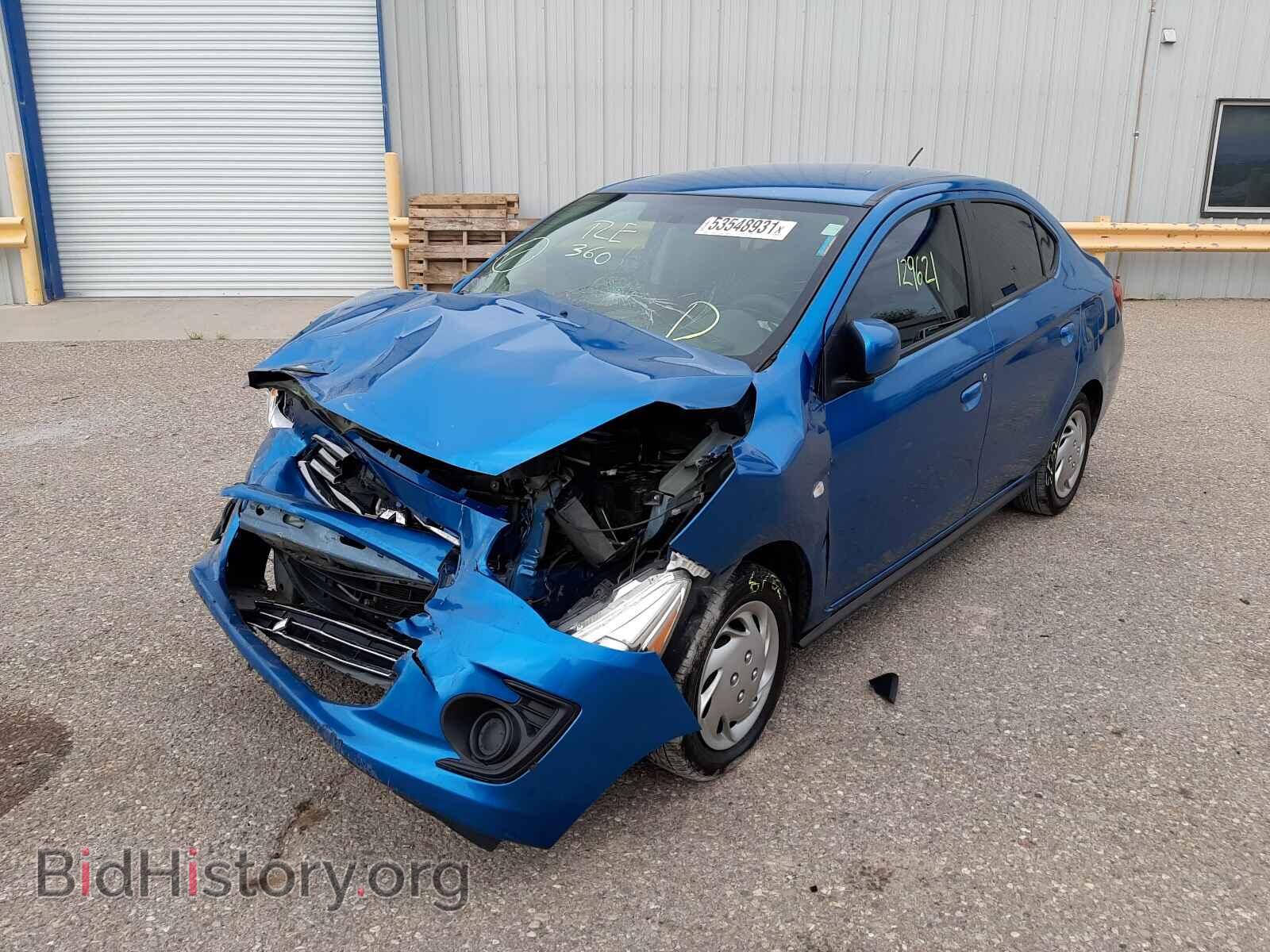 2019 MITSUBISHI MIRAGE - VIN: ML32F3FJ5KHF01579 - Фото 2
