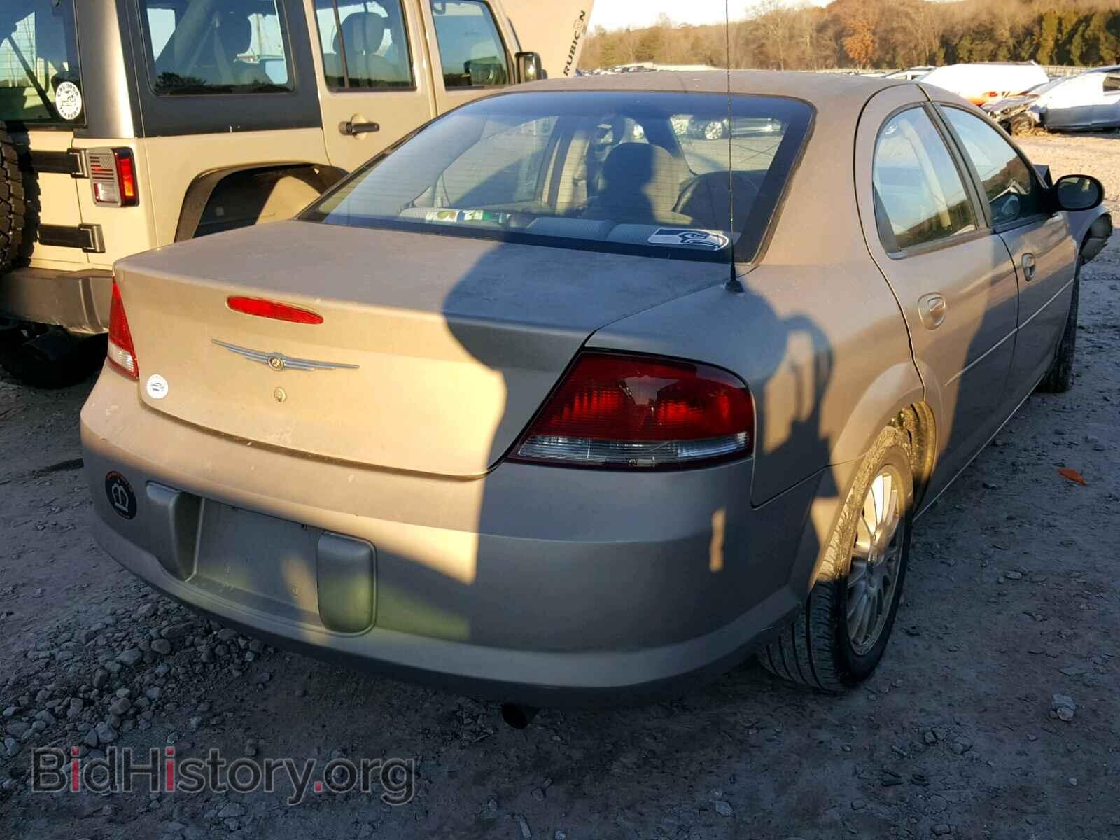 2004 CHRYSLER SEBRING - VIN: 1C3EL46XX4N394578 - Фото 4