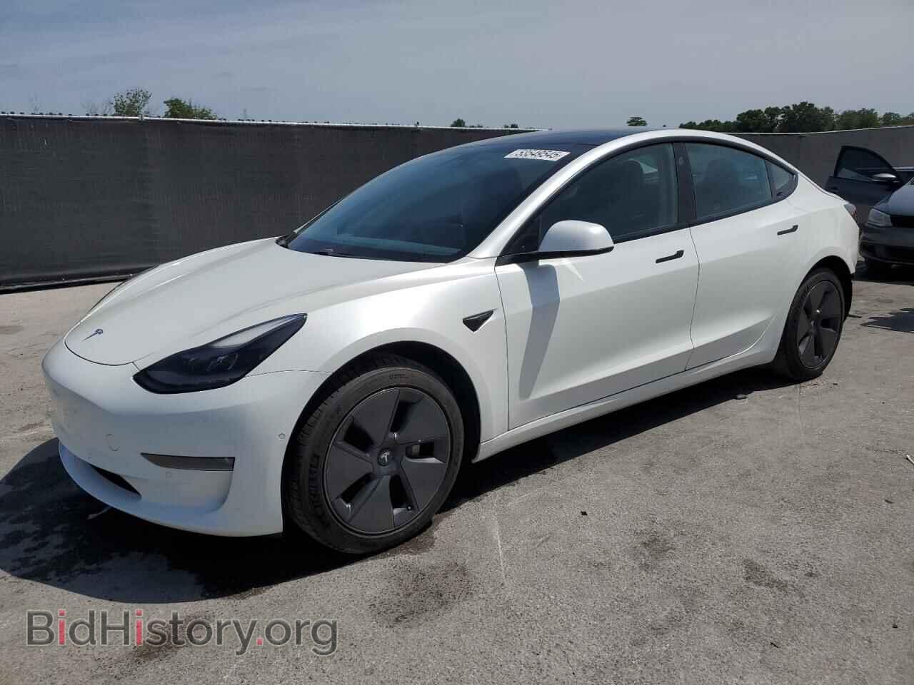 Photo 5YJ3E1EB1MF974799 - TESLA MODEL 3 2021