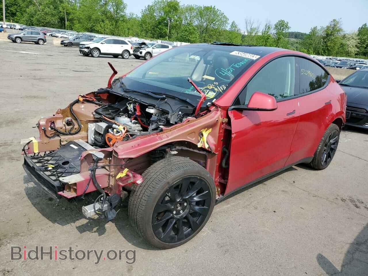 Photo 7SAYGDEE4NF387528 - TESLA MODEL Y 2022
