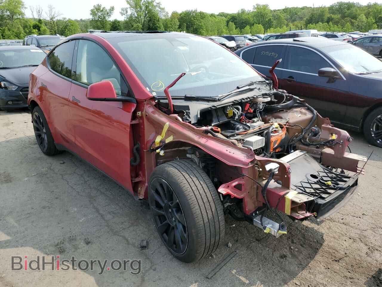 2022 TESLA MODEL Y - VIN: 7SAYGDEE4NF387528 - Фото 4