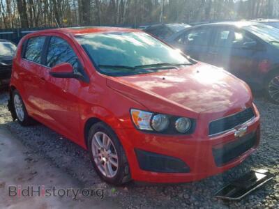 2015 Chevrolet SONIC Sonic LT, red — VIN 1G1JC6SB5F4210116, Copart