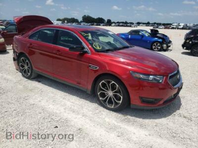 2013 Ford TAURUS Taurus SHO, красный — VIN 1FAHP2KT5DG192309, Copart