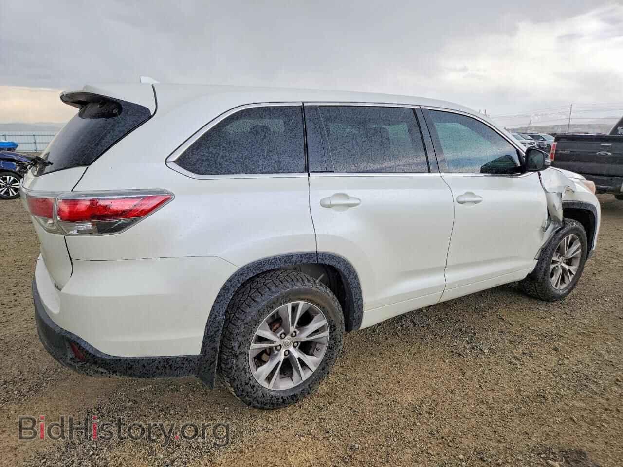 2014 TOYOTA HIGHLANDER - VIN: 5TDBKRFH3ES022180 - Фото 3