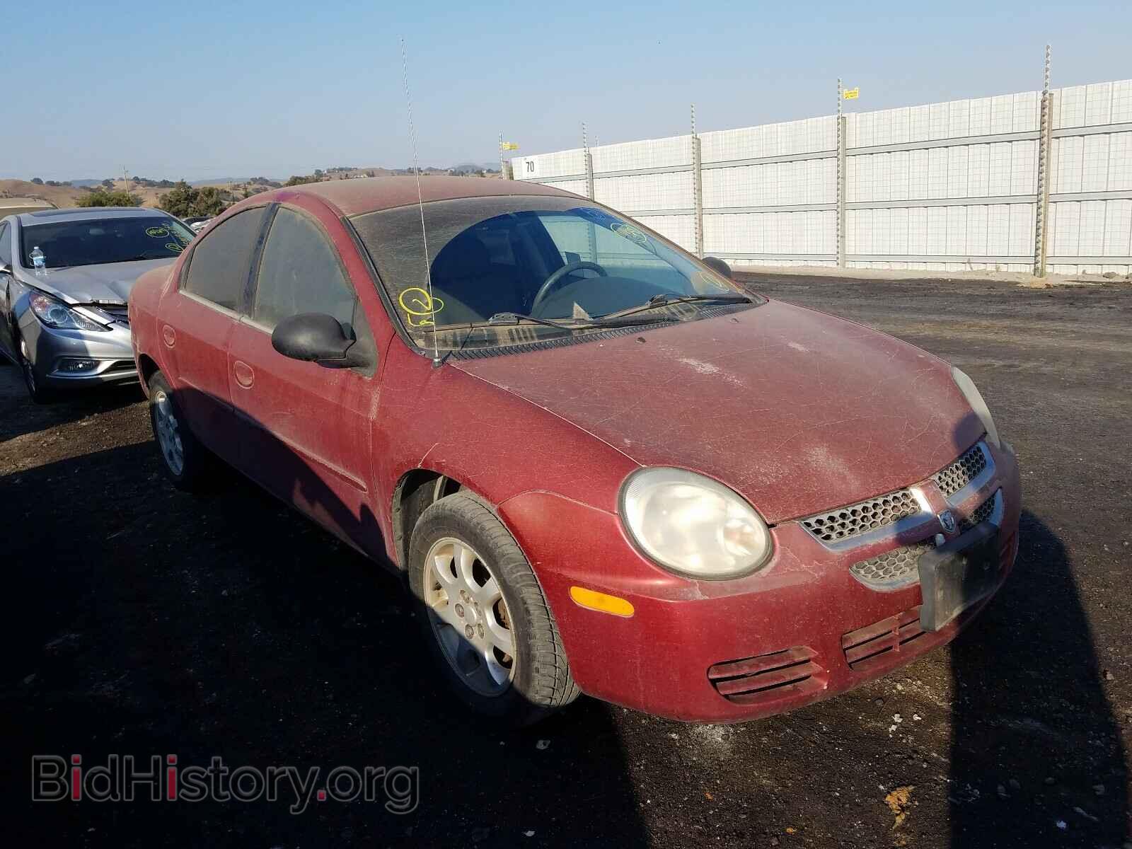 Photo 1B3ES56C35D171504 - DODGE NEON 2005
