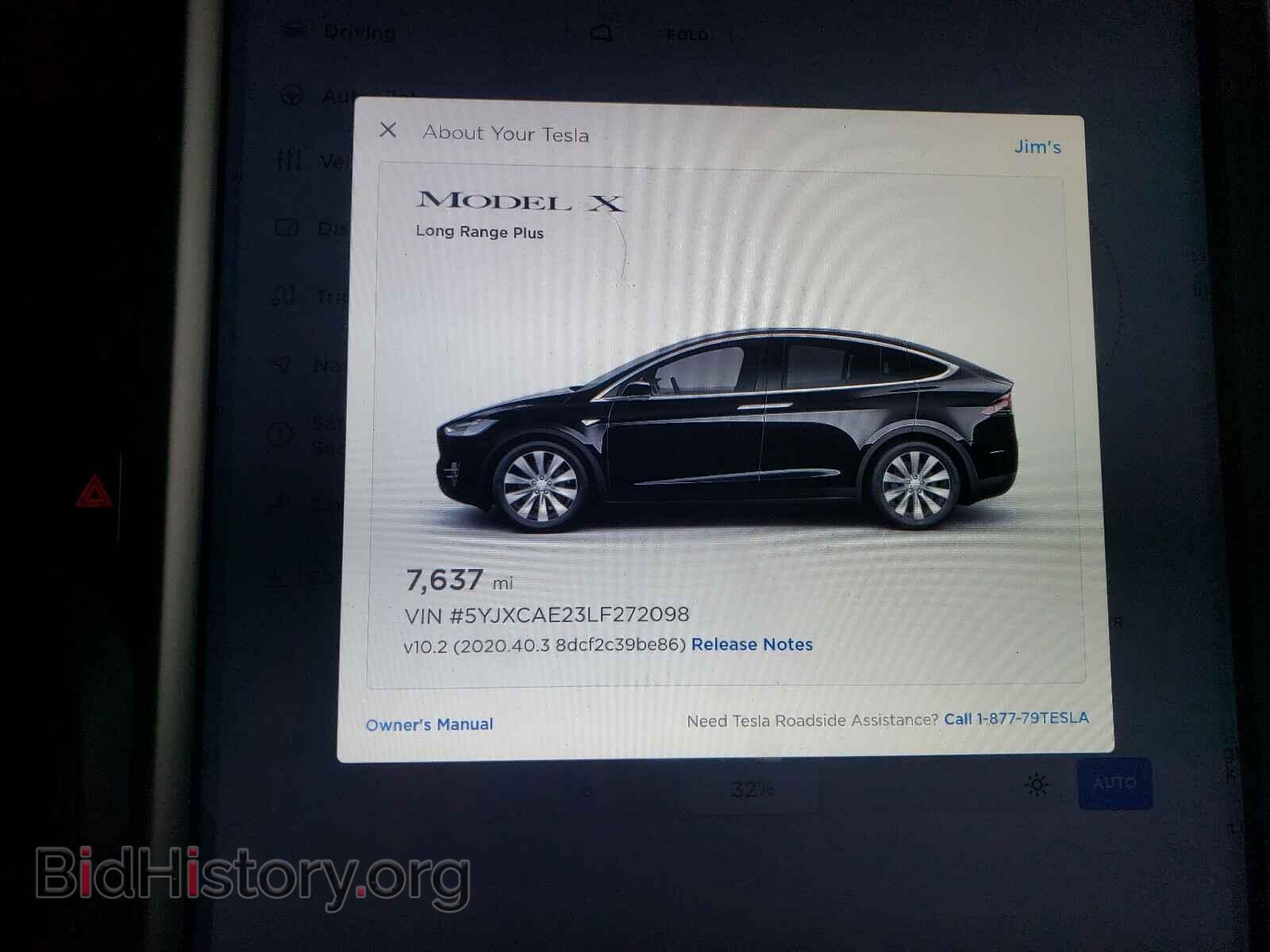 2020 TESLA MODEL X - VIN: 5YJXCAE23LF272098 - Photo 8