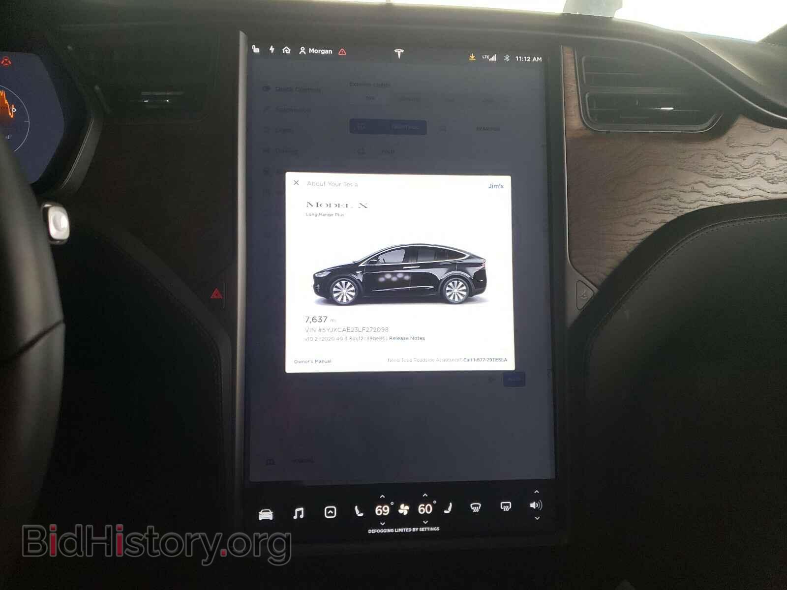 2020 TESLA MODEL X - VIN: 5YJXCAE23LF272098 - Photo 9