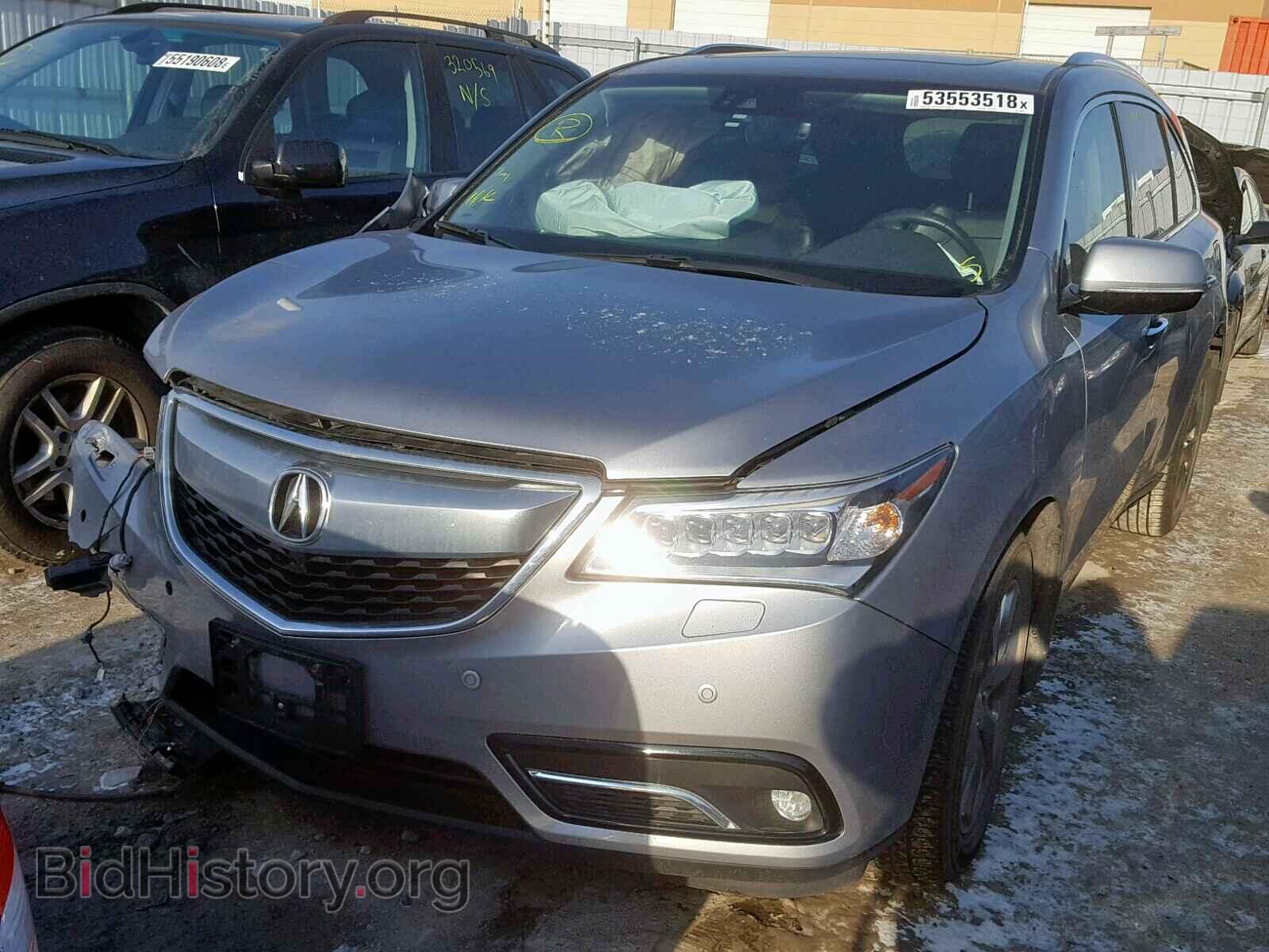 2016 ACURA MDX - VIN: 5FRYD4H85GB506037 - Фото 2