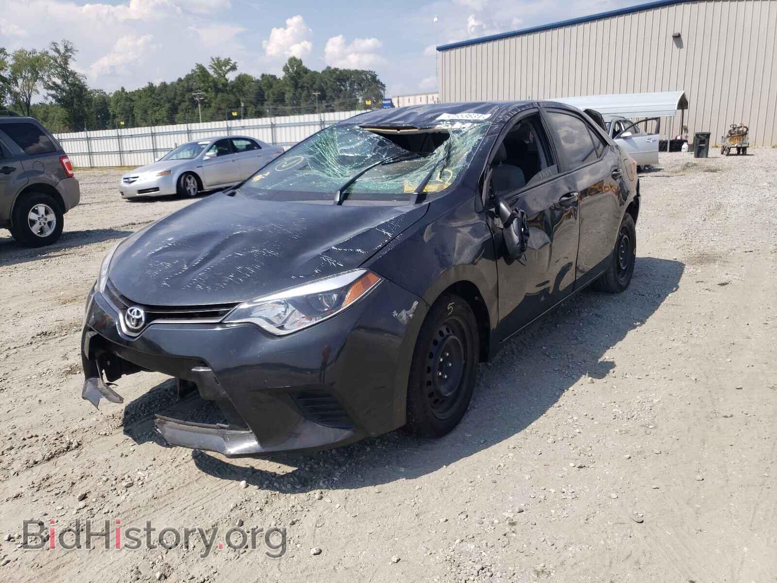 2016 TOYOTA COROLLA - VIN: 2T1BURHEXGC734744 - Фото 2