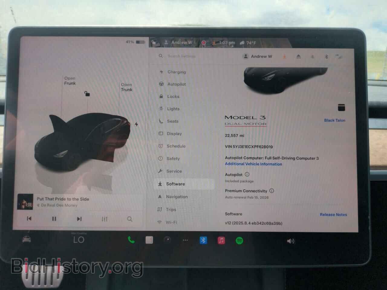 2023 TESLA MODEL 3 - VIN: 5YJ3E1ECXPF628019 - Photo 9