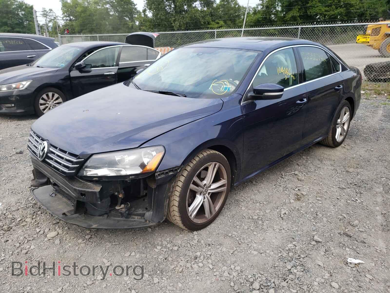 2014 VOLKSWAGEN PASSAT - VIN: 1VWBN7A3XEC100749 - Фото 2
