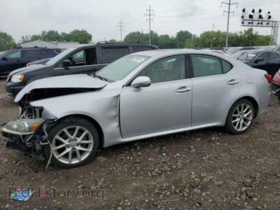 2012 Lexus IS 250, silver — VIN JTHCF5C29C5053355, Copart