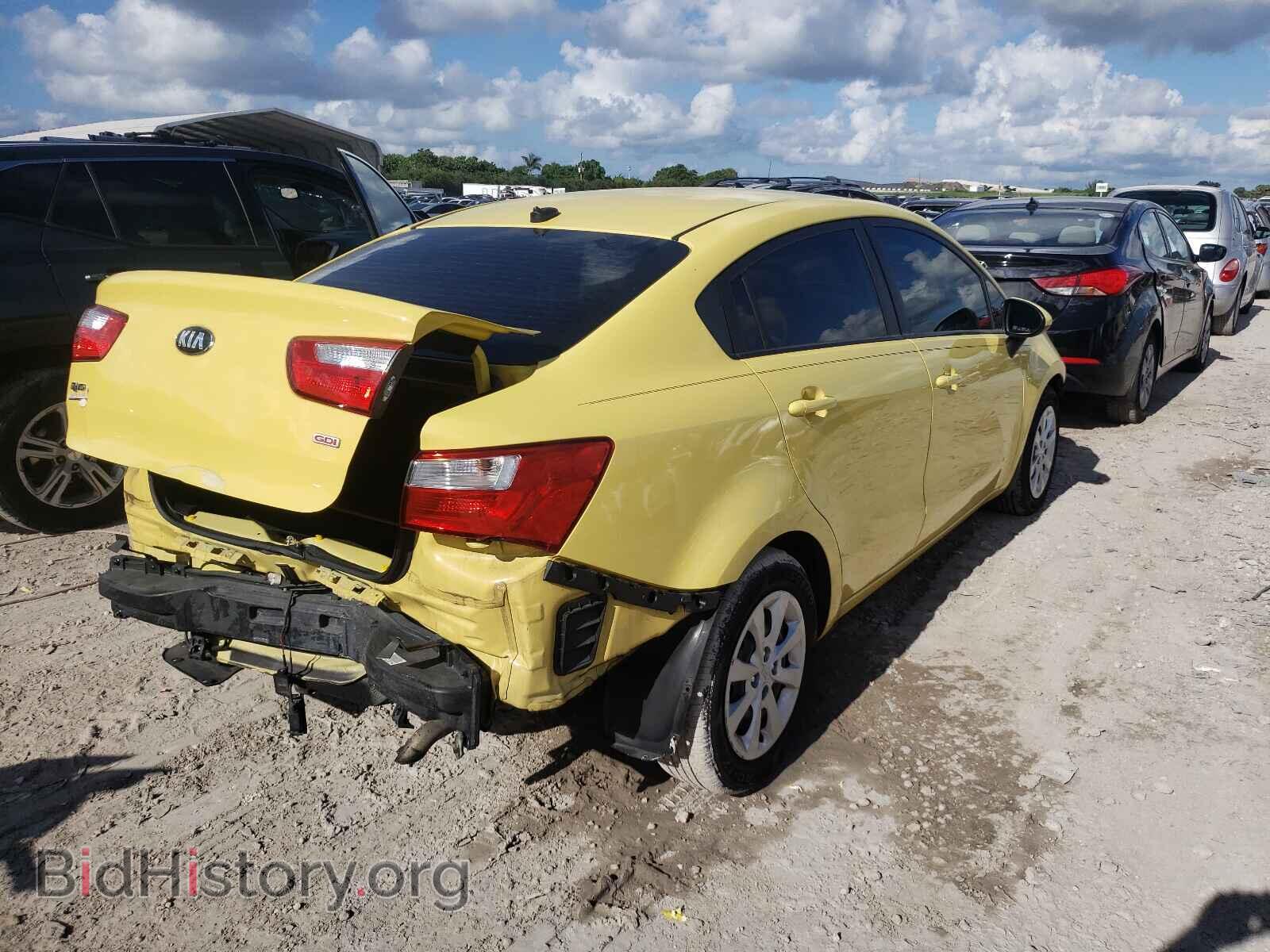 2016 KIA RIO - VIN: KNADM4A37G6600539 - Фото 4