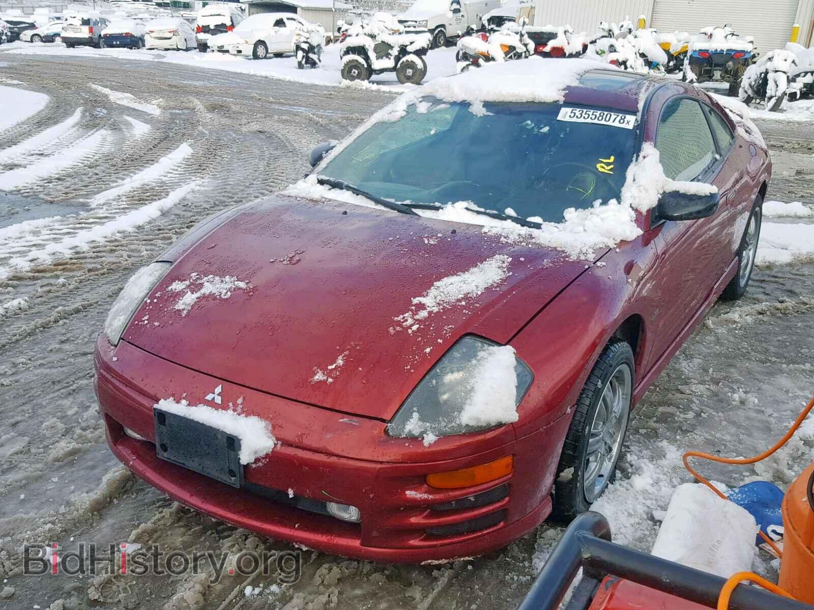 2002 MITSUBISHI ECLIPSE - VIN: 4A3AC54H82E094737 - Фото 2