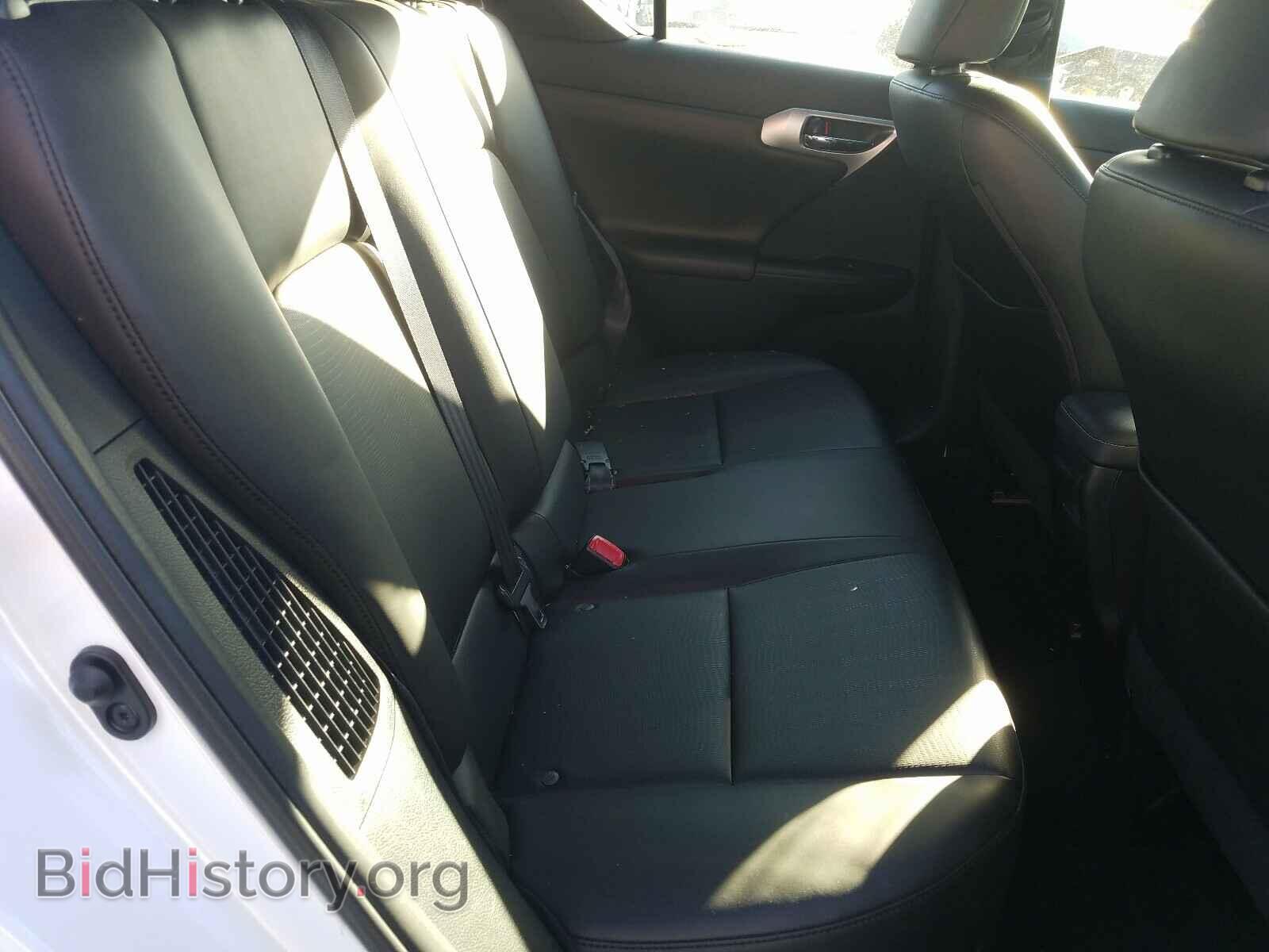 2012 LEXUS CT 200 - VIN: JTHKD5BH2C2051715 - Фото 6