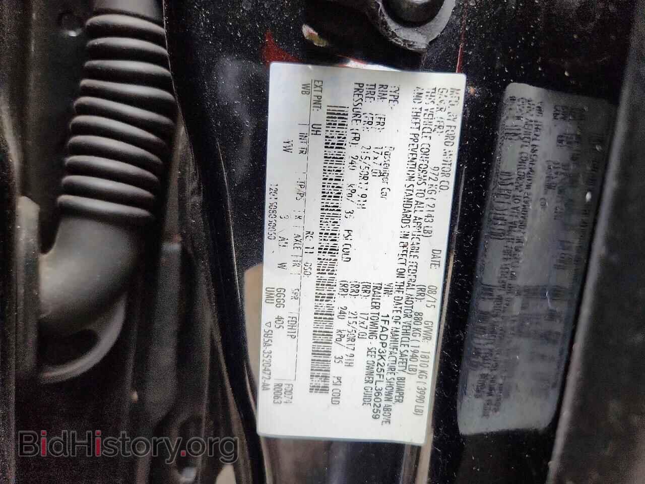 2015 FORD FOCUS - VIN: 1FADP3K25FL360259 - Photo 12
