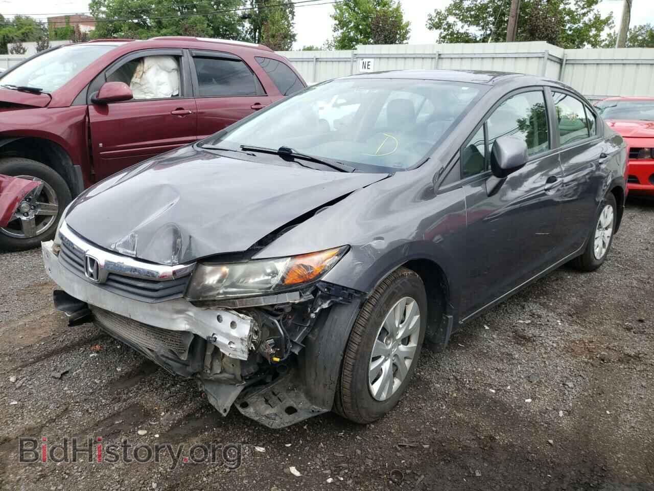2012 HONDA CIVIC - VIN: 2HGFB2F56CH580374 - Фото 2