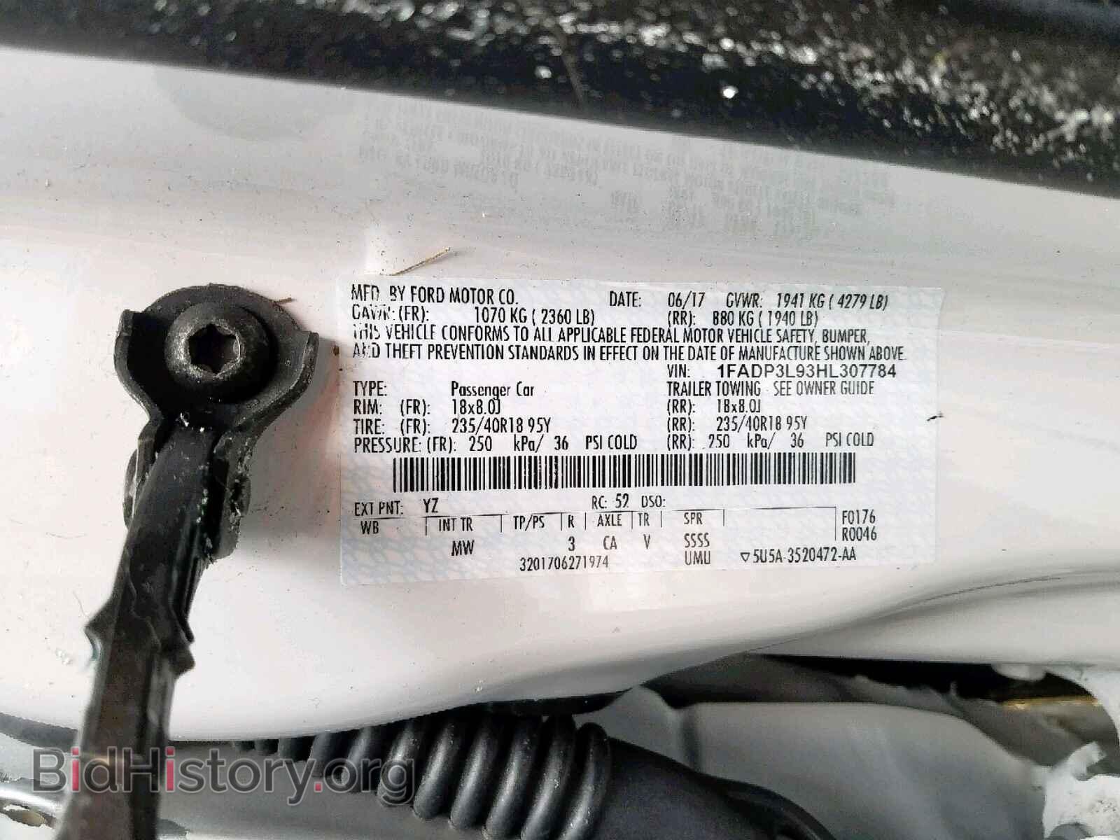 2017 FORD FOCUS - VIN: 1FADP3L93HL307784 - Photo 10