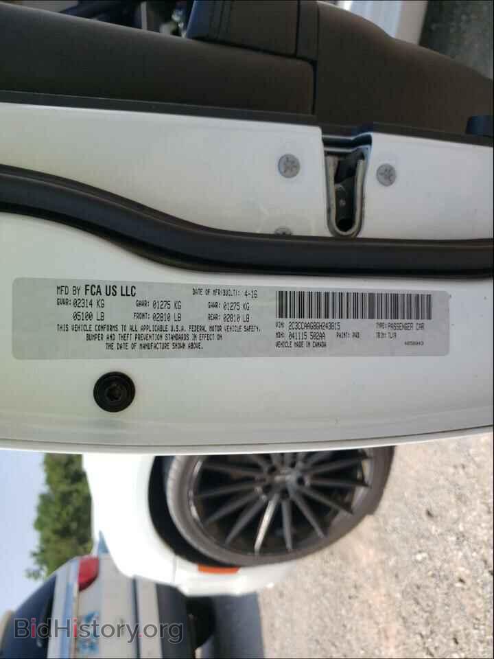 2016 CHRYSLER 300 - VIN: 2C3CCAAG8GH243815 - Фото 10