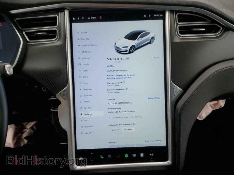 2016 Tesla MODEL S (VIN 5YJSA1E16GF159310) — photo 9 of 14