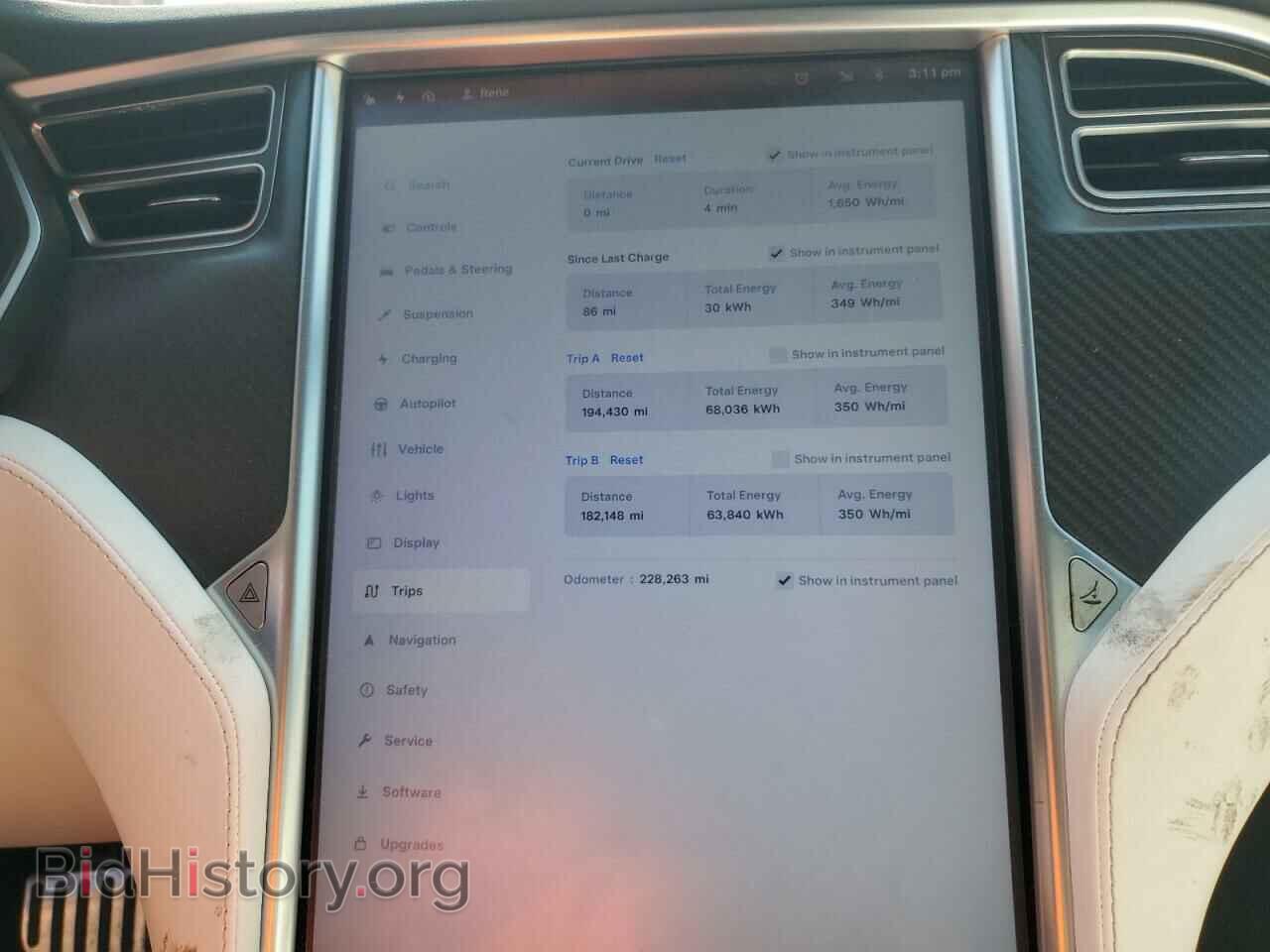 2017 TESLA MODEL S - VIN: 5YJSA1E25HF219345 - Photo 9