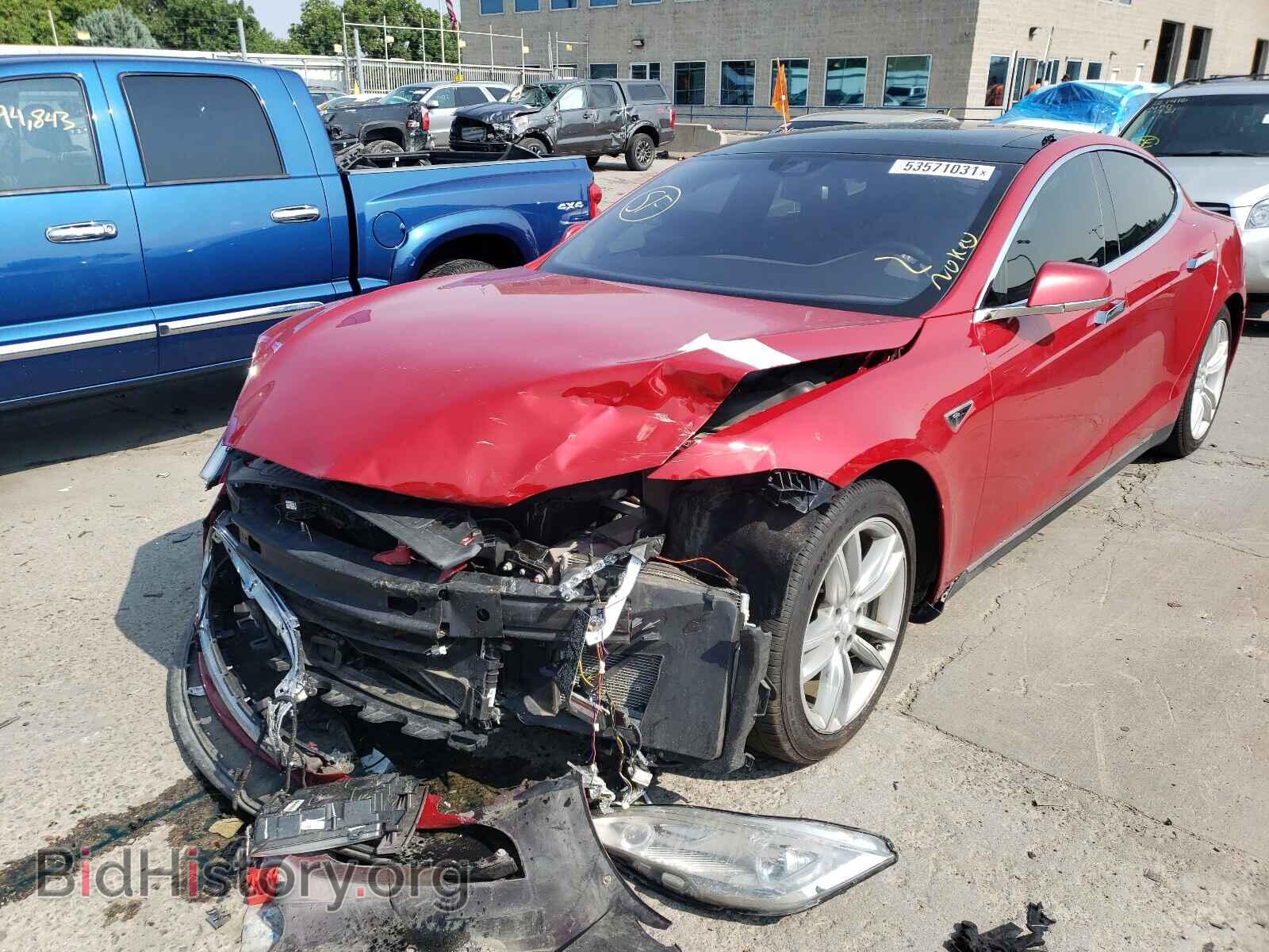 2015 TESLA MODEL S - VIN: 5YJSA1H22FFP71863 - Photo 2