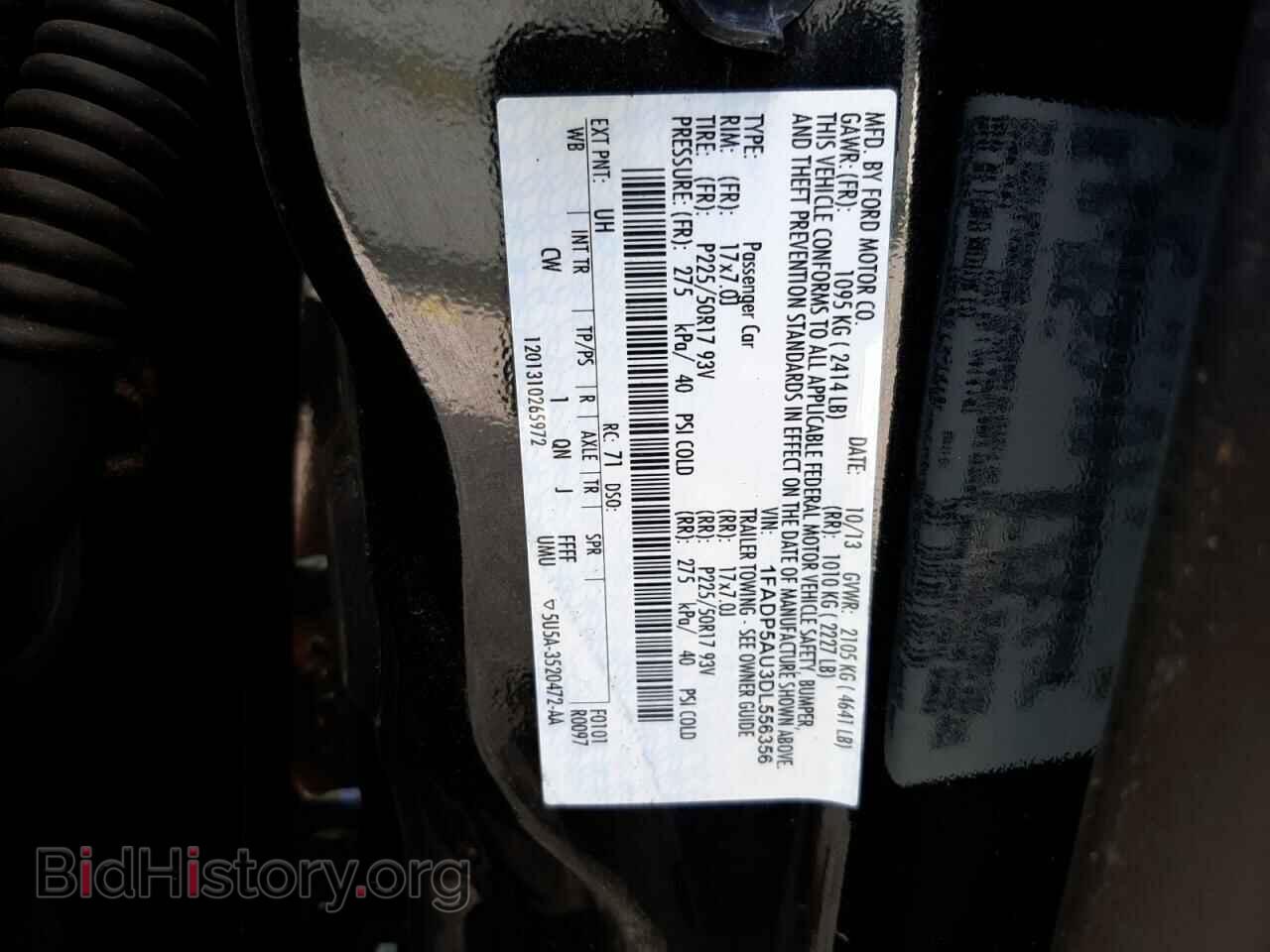 2013 FORD CMAX - VIN: 1FADP5AU3DL556356 - Photo 10