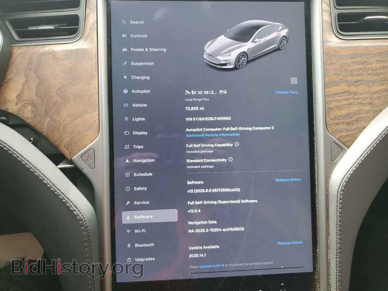 2020 TESLA MODEL S - VIN: 5YJSA1E28LF400562 - Photo 9