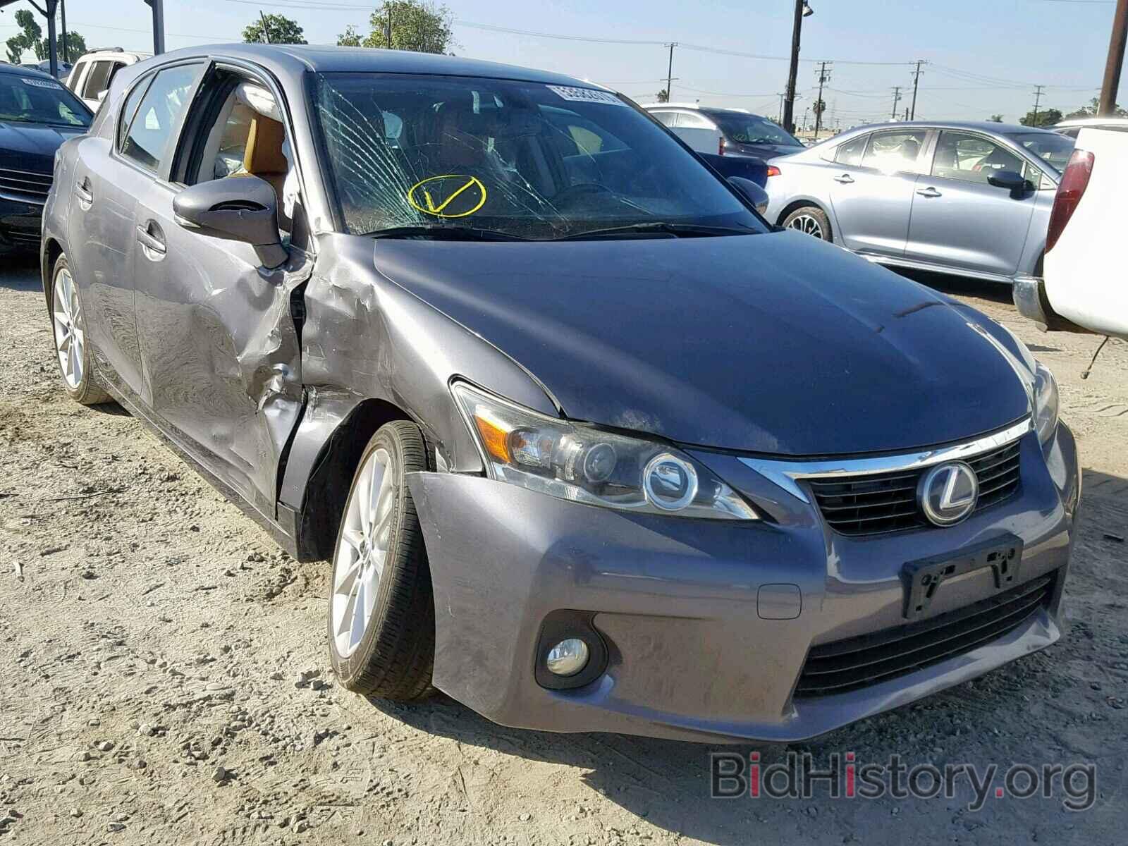 Photo JTHKD5BH6C2087374 - LEXUS CT 200 2012