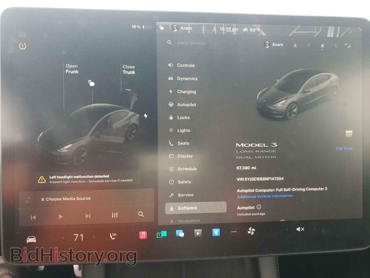 2022 TESLA MODEL 3 - VIN: 5YJ3E1EB8NF147304 - Фото 9