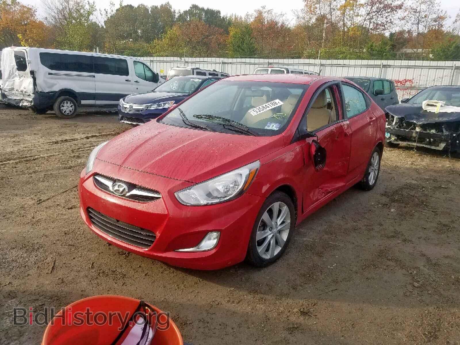2012 HYUNDAI ACCENT - VIN: KMHCU4AE8CU216142 - Фото 2