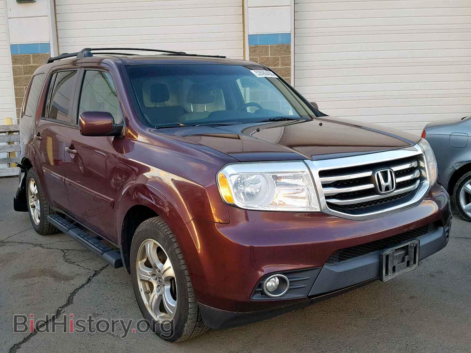 Фотография 5FNYF4H45DB074375 - HONDA PILOT EX 2013