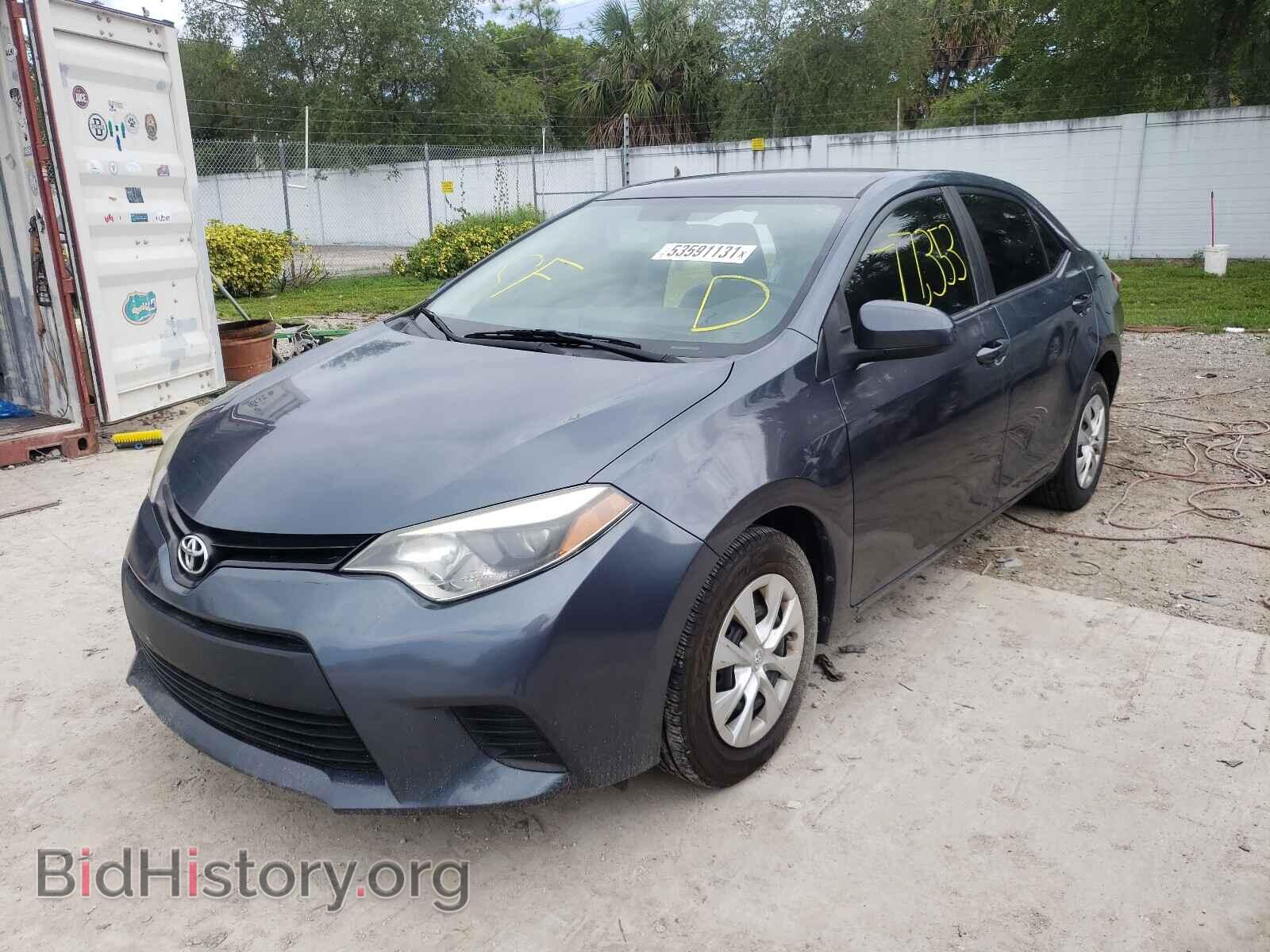 2014 TOYOTA COROLLA - VIN: 2T1BURHE1EC009112 - Фото 2