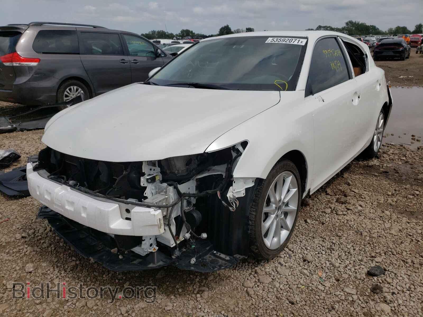 2012 LEXUS CT 200 - VIN: JTHKD5BH9C2064705 - Фото 2