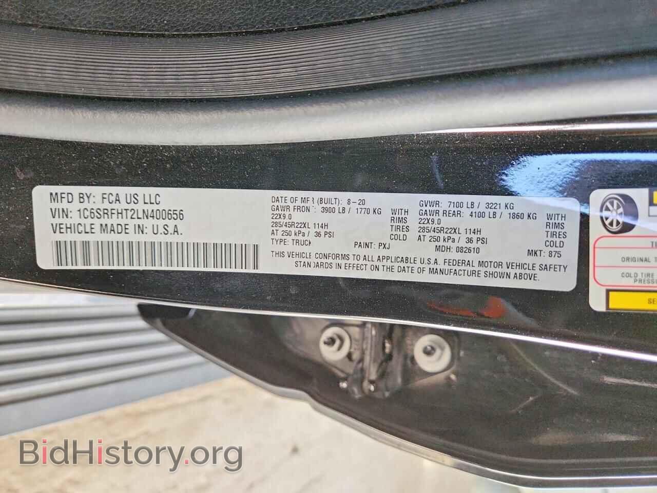 2020 RAM 1500 - VIN: 1C6SRFHT2LN400656 - Photo 12
