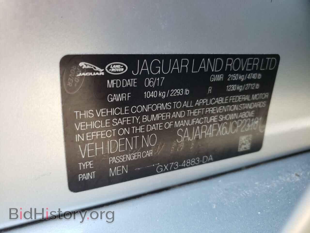 2018 JAGUAR XE - VIN: SAJAR4FX6JCP23181 - Photo 10