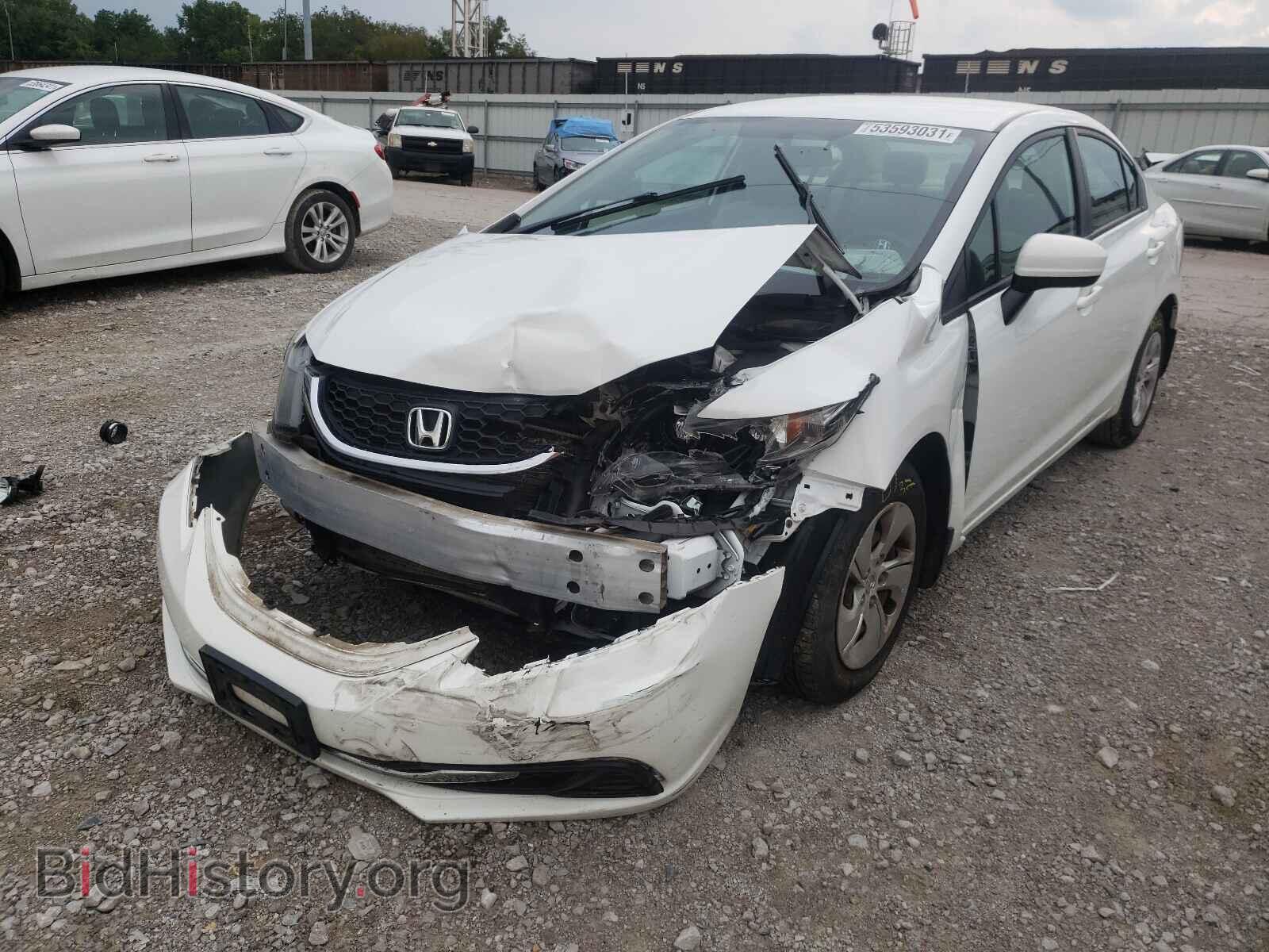 2014 HONDA CIVIC - VIN: 19XFB2F57EE049083 - Фото 2
