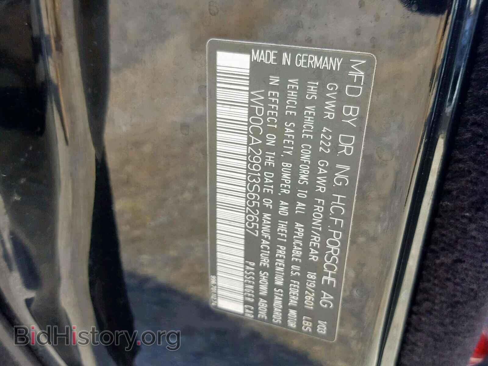 2003 PORSCHE 911 - VIN: WP0CA29913S652657 - Фото 10