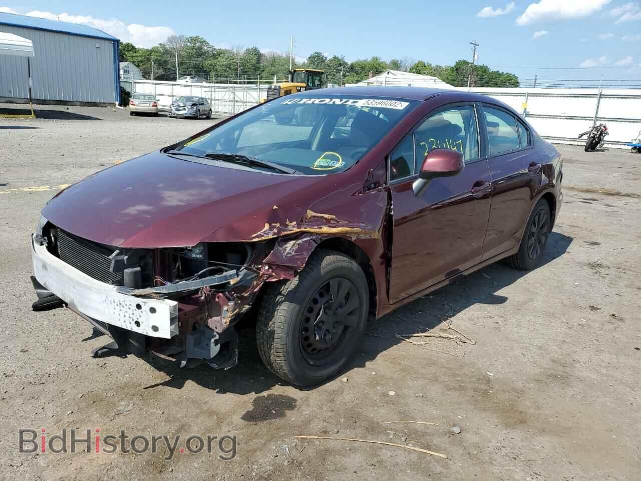 2012 HONDA CIVIC - VIN: 19XFB2F54CE321442 - Фото 2