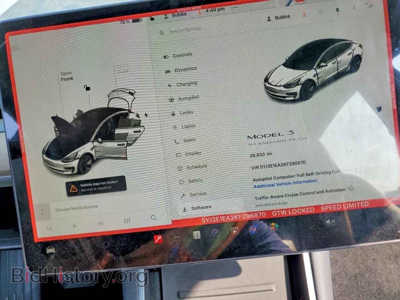 2019 TESLA MODEL 3 - VIN: 5YJ3E1EA2KF298870 - Photo 9