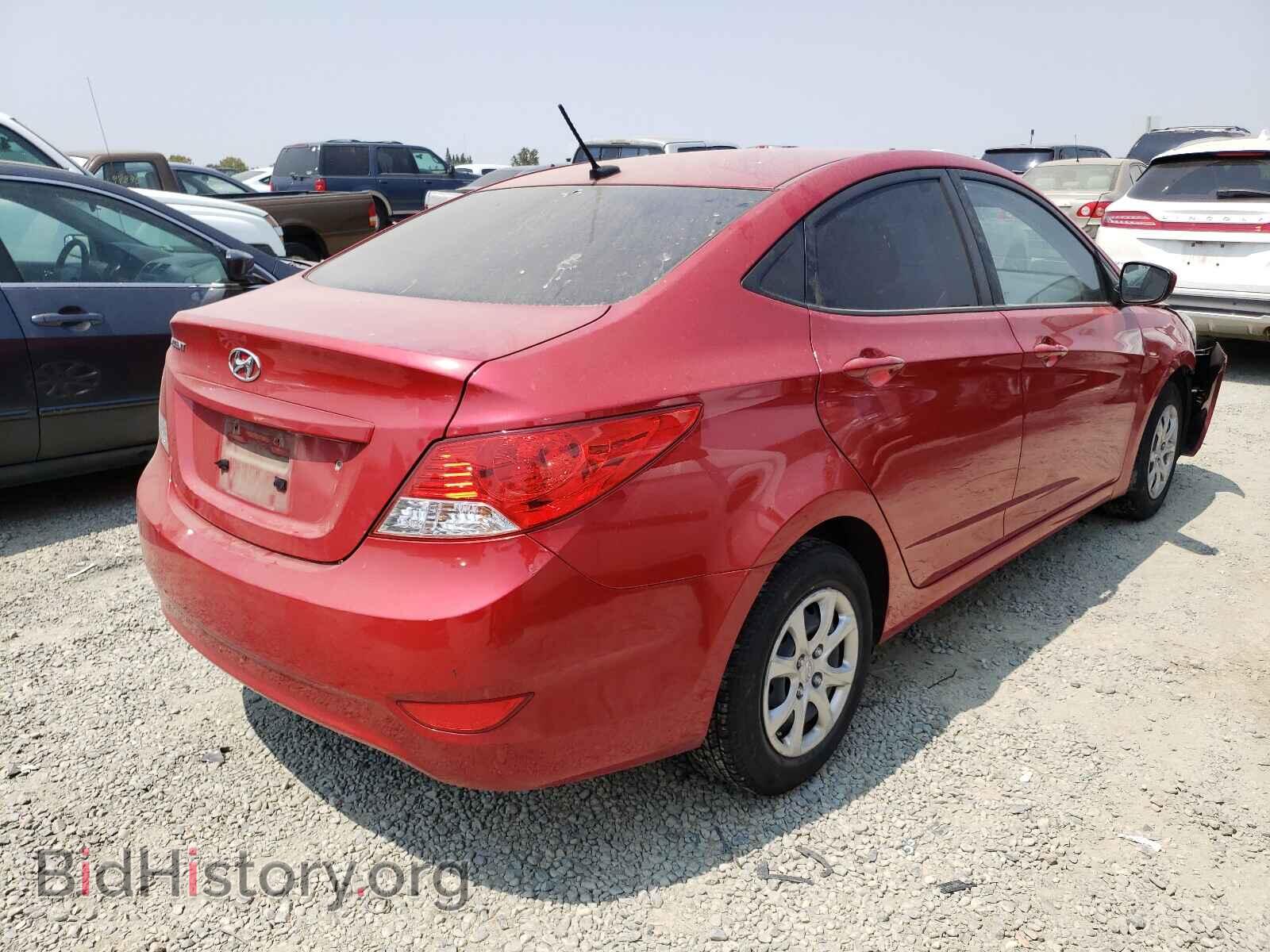 2014 HYUNDAI ACCENT - VIN: KMHCT4AE8EU622329 - Фото 4