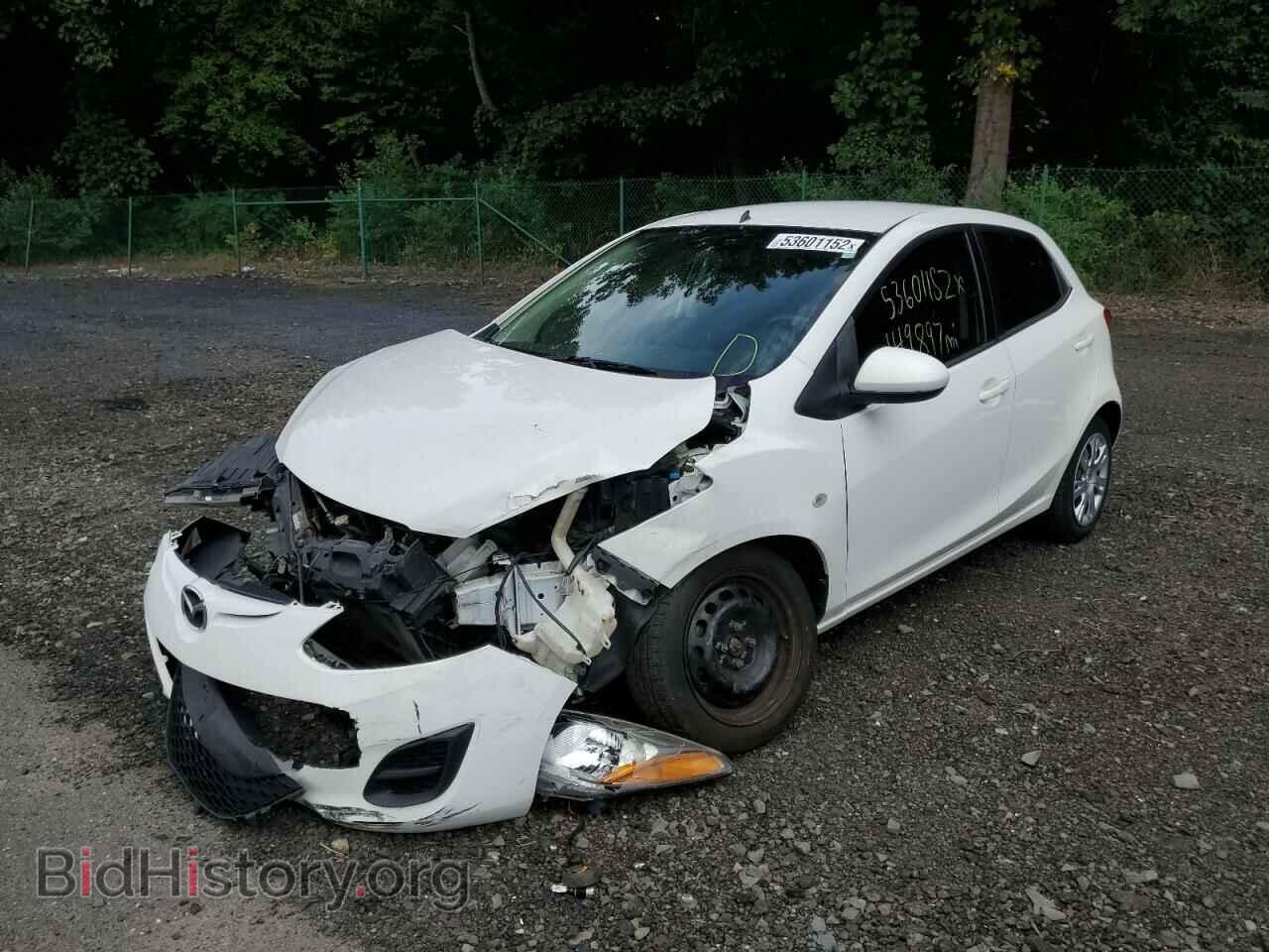2014 MAZDA 2 - VIN: JM1DE1KZ2E0183736 - Фото 2